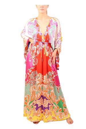 Abito in seta lungo elegante Laboratorio Capri | BOTTEGHEGHIRIGOROBLUFUCSIA